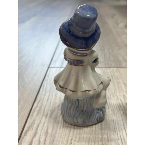 Vintage USSR Soviet Russia Blue and White Porcelain Figurines with Cats and Dogs - Picture 4 of 12